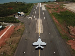 Video: Boeing Jet Vying For Navy Deal Completes Operational Demo In Goa Video: Boeing Jet Vying For Navy Deal Completes Operational Demo In Goa