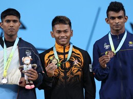 India's Sanket Sargar Wins Silver In 55kg Category Weightlifting