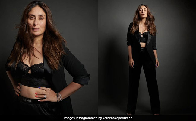 Kareena Kapoor Loves Her "Koffee" The Same Way She Loves Her Pantsuits - All Black