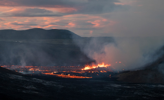 Volcano Erupts Near Iceland's Capital Reykjavik