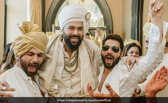 The One With <i>Baraati</i>s Shahid Kapoor, Varun Dhawan And Arjun Kapoor At Kunal Rawal-Arpita Mehta's Wedding