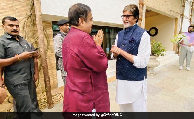 Nitin Gadkari Seeks Amitabh Bachchan's Support For Road Safety Mission