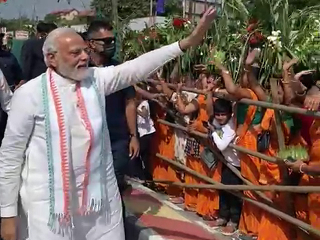 PM Modi Holds Roadshow In Gujarat