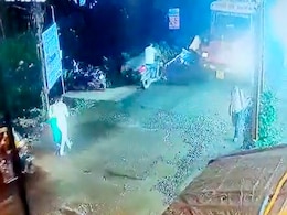 Video: Truck Runs Over Biker After He Loses Balance Due To Pothole Video: Truck Runs Over Biker After He Loses Balance Due To Pothole