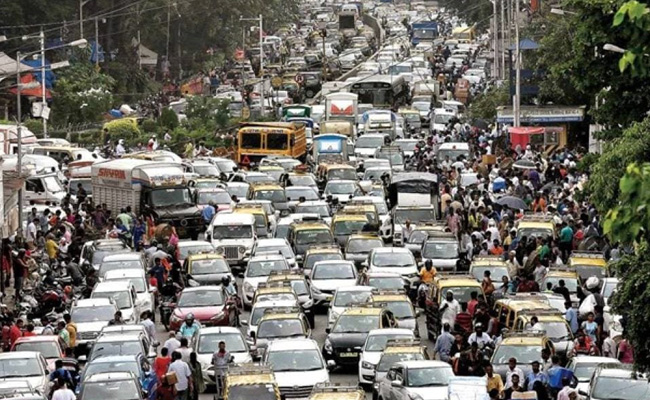 Heavy Traffic Jam In Parts Of Mumbai Due To PM Modi's Visit