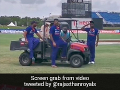 Watch: Florida Crowd Goes Berserk During India-WI T20I, Sanju Samson Responds By Saluting