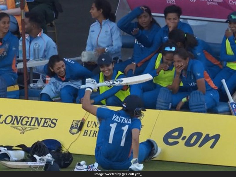 Watch: Yastika Bhatia Falls Awkwardly During CWG 2022 Final, Leaves Indian Teammates In Splits