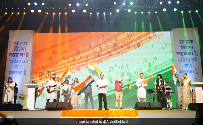 "Delhi Has Become The City Of Tricolours", Says Arvind Kejriwal At Event