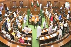 AAP, BJP Face-Off Ahead Of Arvind Kejriwal's Majority Test AAP, BJP Face-Off Ahead Of Arvind Kejriwal's Majority Test