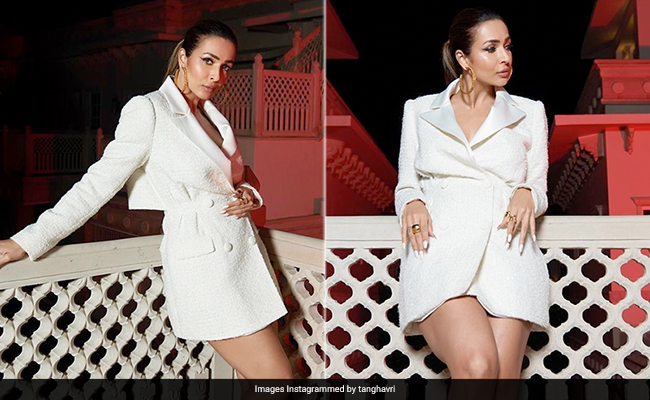Malaika Arora's Impressive Power Style Is Bold And Bright Even In White