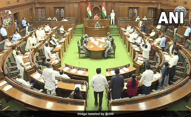 Delhi Assembly Proceedings Adjourned Till 1 PM After Ruckus