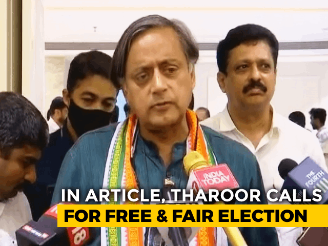 What Shashi Tharoor Said On Reports That He May Run For Congress President