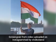 Happy Independence Day: ब्रिटिश संसद के बाहर विवेक ओबेरॉय के परिवार संग फहराया तिरंगा झंडा, कहा- 'सारे जहां से अच्छा हिंदुस्तान हमारा'