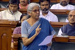 "Perverse Twist": Nirmala Sitharaman Slams Arvind Kejriwal On Freebies "Perverse Twist": Nirmala Sitharaman Slams Arvind Kejriwal On Freebies