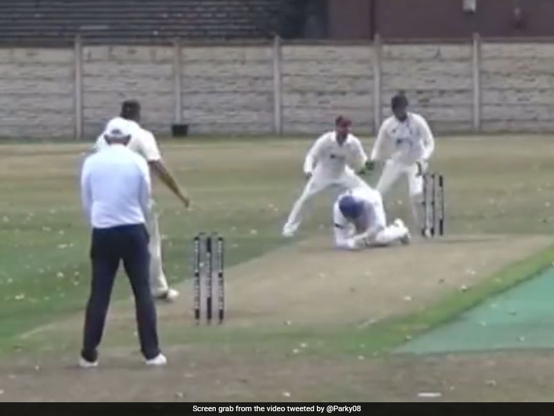 Watch: Batter Falls While Playing Sweep Shot, Former England Captain Amused