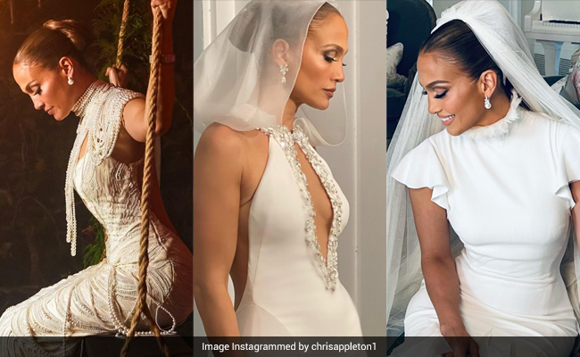 Jennifer Lopez Wore Not One Or Two But Three Bridal Gowns Designed By Ralph Lauren