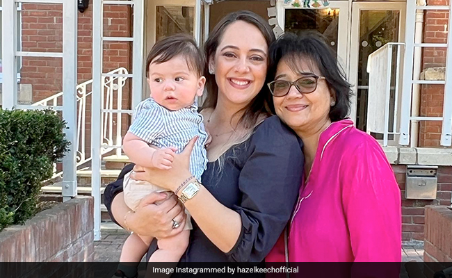 Baby's Day Out For Hazel Keech's Son Orin. See Adorable Pic