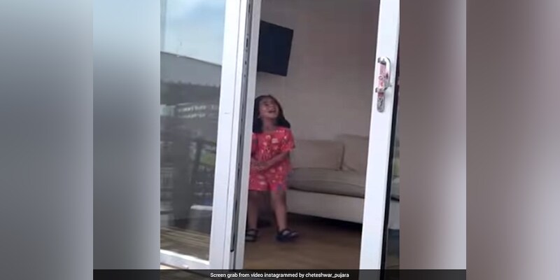 Reaction Of Cheteshwar Pujara's Daughter Goes Viral After Batter Scores Ton For Sussex. Watch - Vimarsana News
