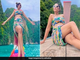 Hina Khan In A Floral Co-Ord Set Has Us Dreaming Of A Beach Vacation Hina Khan In A Floral Co-Ord Set Has Us Dreaming Of A Beach Vacation
