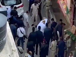 Video Shows BJP Leader Fetching Amit Shah's Shoes, Telangana's KTR Reacts Video Shows BJP Leader Fetching Amit Shah's Shoes, Telangana's KTR Reacts