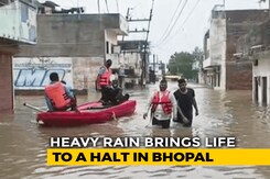 Waterlogging, Blackouts In Bhopal After Heavy Rain Waterlogging, Blackouts In Bhopal After Heavy Rain
