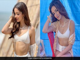 Ananya Panday In A White Bikini And Polka Dot Shrug Is Making Temperatures Rise And It Isn't Even Summer Ananya Panday In A White Bikini And Polka Dot Shrug Is Making Temperatures Rise And It Isn't Even Summer