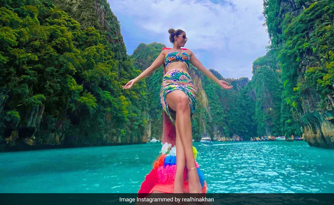 Hina Khan In Postcard-Worthy Pics From Phi Phi Islands