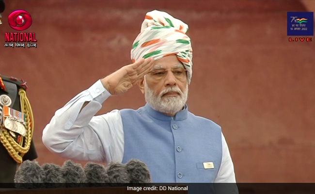 For PM Modi's 9th Speech From Red Fort, A Tricolour Turban