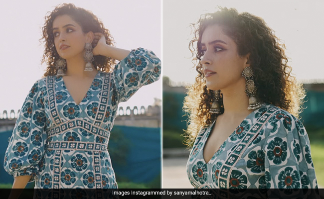 Sanya Malhotra Breezy Cotton Dress Is The Summer Staple We Love For All Days