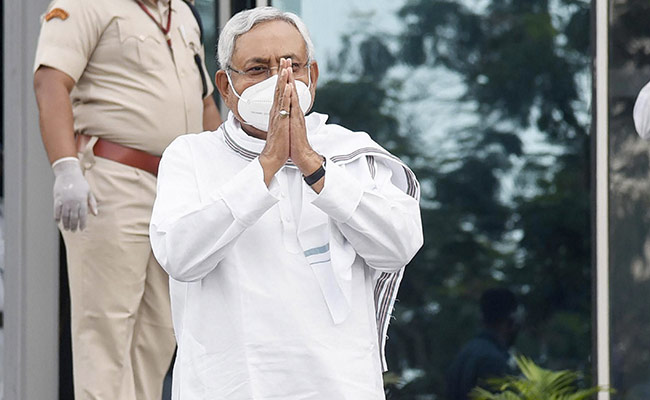 "Joke": Nitish Kumar On BJP's 'He Wanted To Be Vice President' Charge