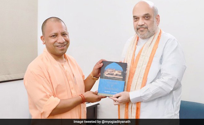 UP Chief Minister Yogi Adityanath Meets Home Minister Amit Shah In Delhi