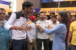 "PM Modi vs Arvind Kejriwal In 2024, Says AAP Supporters In Gujarat "PM Modi vs Arvind Kejriwal In 2024, Says AAP Supporters In Gujarat