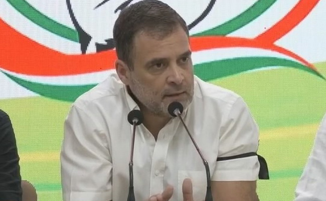 Congress Protest Highlights : India Witnessing Death Of Democracy, Says Rahul Gandhi