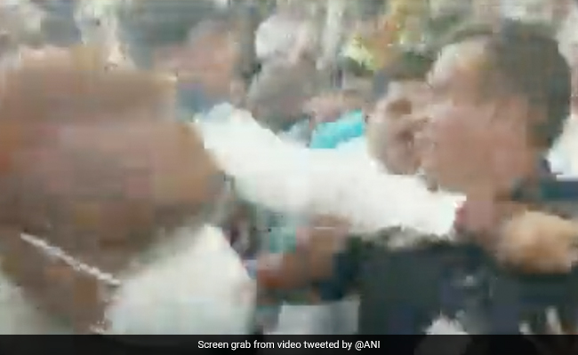 Watch: Tussle In Assembly Between Sena's Eknath Shinde Camp, Opposition