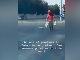 Watch: Dubai Crown Prince Shared Video Of A Food Delivery Agent Doing A Good Deed Watch: Dubai Crown Prince Shared Video Of A Food Delivery Agent Doing A Good Deed