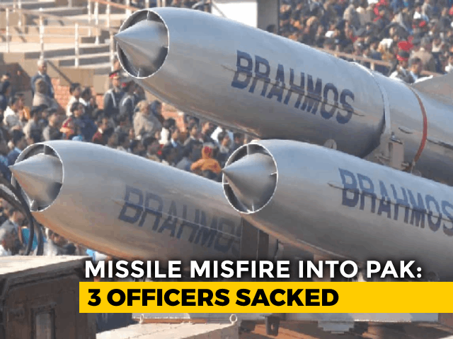 "Deviation" From Rules Led To Missile Misfire Into Pak, 3 Officers Sacked