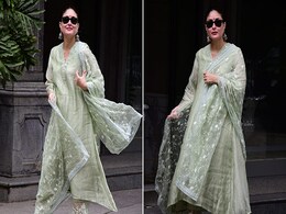 Kareena Kapoor Is Serving Ethnic Cool Style In A Mint Green <i>Salwar</i> Suit And Sunglasses Kareena Kapoor Is Serving Ethnic Cool Style In A Mint Green <i>Salwar</i> Suit And Sunglasses