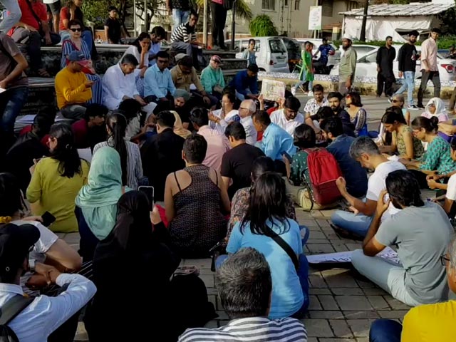 Silent Protest In Mumbai Against Release Of Bilkis Bano Convicts