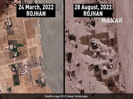 Satellite Pictures: Pakistan Before And After Floods Satellite Pictures: Pakistan Before And After Floods