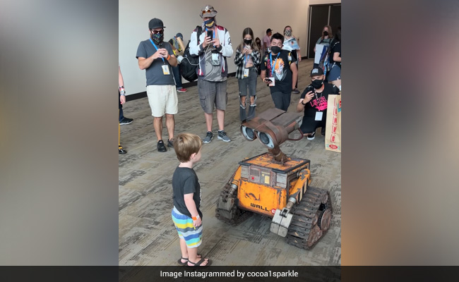 Viral Video: Boy Meets Robot Wall-E For The First Time, Internet Loves His Reaction