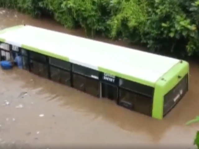 Over 20 Rescued After Bus Submerges In Waterlogged Odisha Underpass