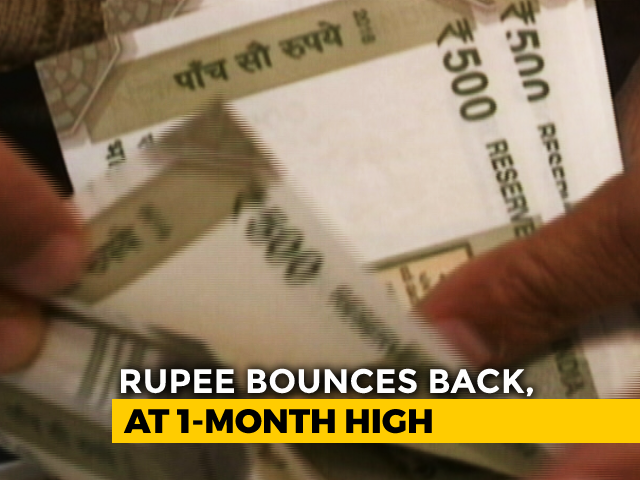 Rupee Gains Significantly To Over One-Month Highs; Well Below 79 Per Dollar