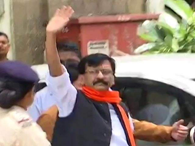 Sanjay Raut Arrest Sparks Sena Protests, Uddhav Thackeray Visits His Home
