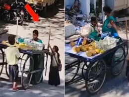 महिला चढ़ाई पर रेहड़ी को नहीं मार पा रही थी धक्का, दो स्कूली बच्चों ने इस तरह की मदद महिला चढ़ाई पर रेहड़ी को नहीं मार पा रही थी धक्का, दो स्कूली बच्चों ने इस तरह की मदद