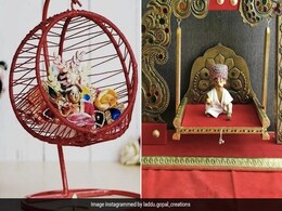 इस जन्माष्टमी अगर आप ला रहे हैं लड्डू गोपाल को अपने घर, तो ले आएं सुंदर झूले, यहां देखिए डिजाइन इस जन्माष्टमी अगर आप ला रहे हैं लड्डू गोपाल को अपने घर, तो ले आएं सुंदर झूले, यहां देखिए डिजाइन