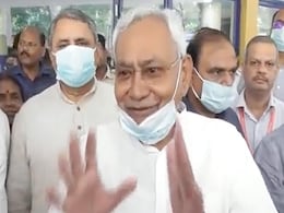 Nitish Kumar Laughs Off BJP Leader's Prediction About His Government Nitish Kumar Laughs Off BJP Leader's Prediction About His Government