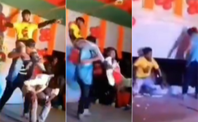 शादी में 3 दोस्तों ने किया ऐसा ताबड़तोड़ डांस, VIDEO देख पकड़ लेंगे पेट