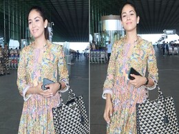 Mira Rajput's Airport Look Is All About Comfort In A Floral Maxi Dress Mira Rajput's Airport Look Is All About Comfort In A Floral Maxi Dress