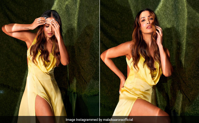 Malaika Arora's Chic Yellow Gown Is Mellow In Essence But Not In Effect