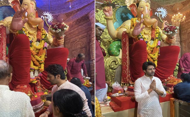 Ganesh Chaturthi 2022: Kartik Aaryan Celebrates With Family